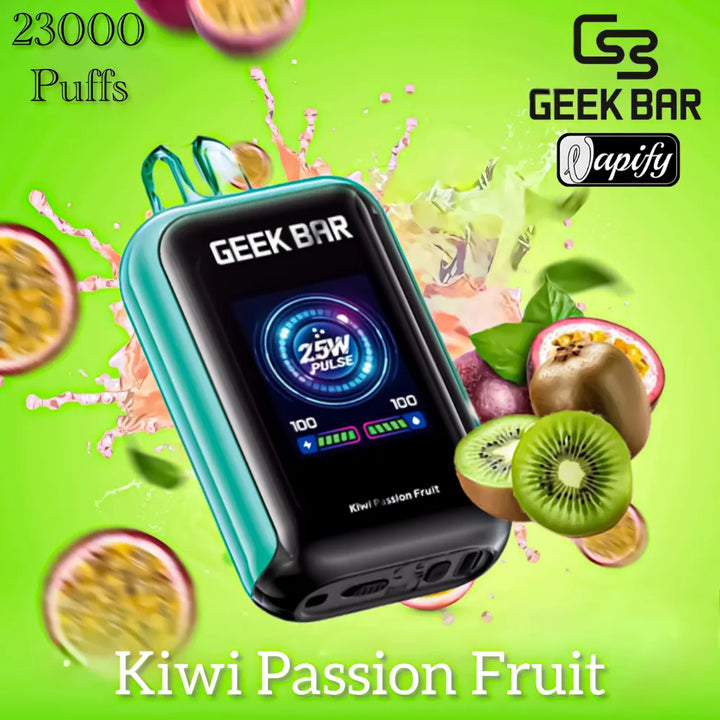 Kiwi Passion Fruit  - Geek Bar 23000 Puffs 50mg Disposable Vape in Dubai, UAE