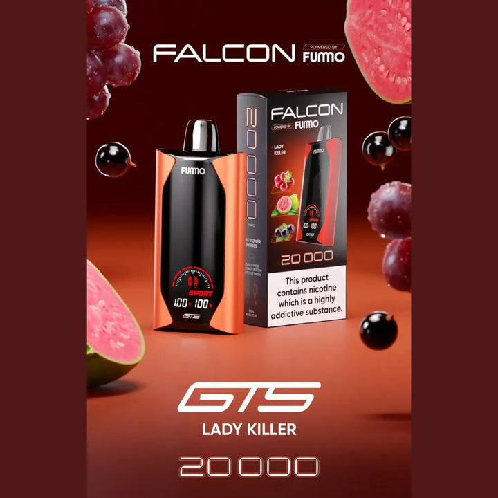 Lady Killer - Fummo Falcon GTS 20000 Puffs Disposable Vape 50mg in Dubai, UAE 