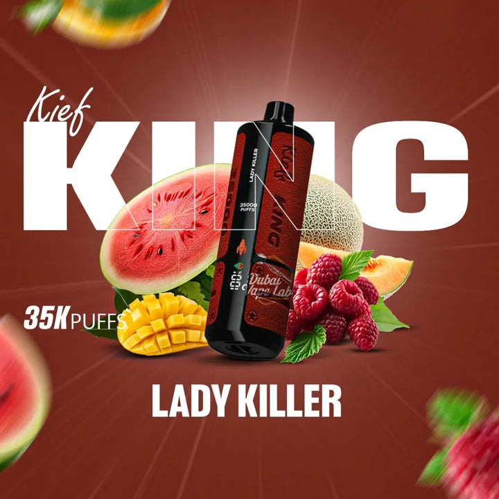 Lady Killer- KIEF King 35000 Puffs Disposable Vape 3mg in Dubai, UAE