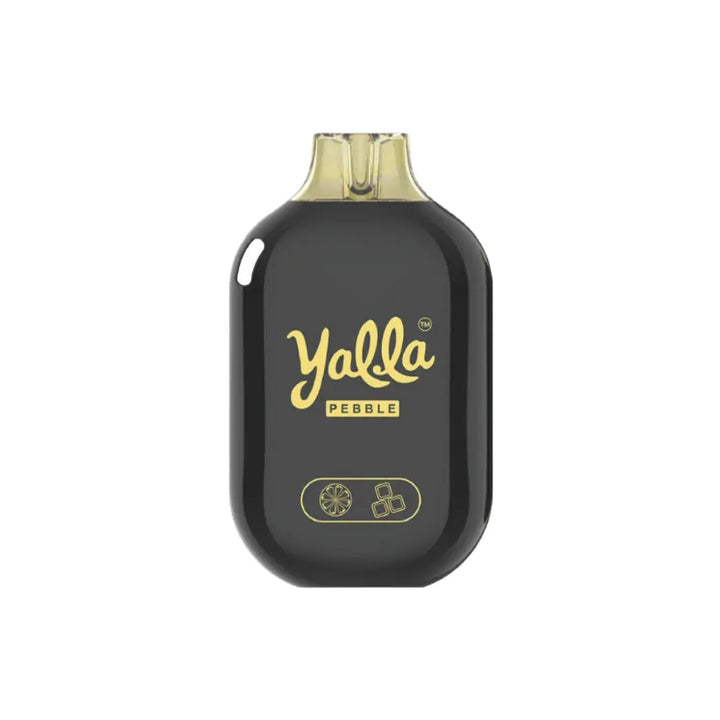 Lemon Ice  - Yalla Pebble 6000 Puffs Disposable Vape 20mg in Dubai, UAE