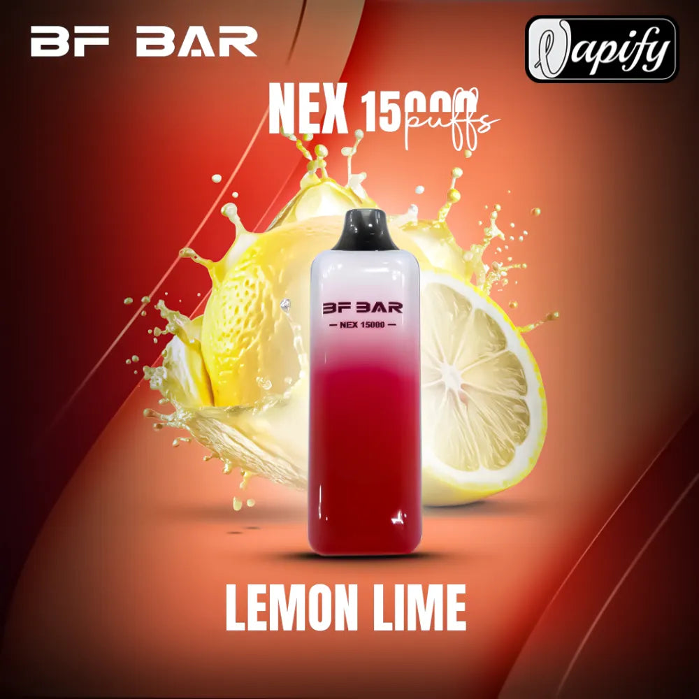 Lemon Lime  - BF BAR NEX 15000 Puffs Disposable Vape in Dubai, UAE