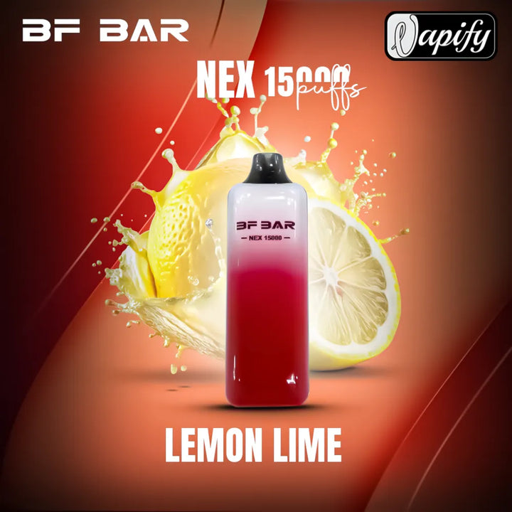 Lemon Lime  - BF BAR NEX 15000 Puffs Disposable Vape in Dubai, UAE