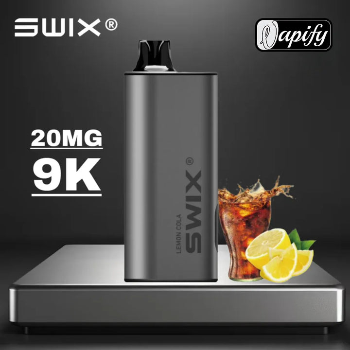Lemon Cola  - Swix Mate 9000 Puffs Non-Rechargeable Disposable Vape 20mg in Dubai, UAE