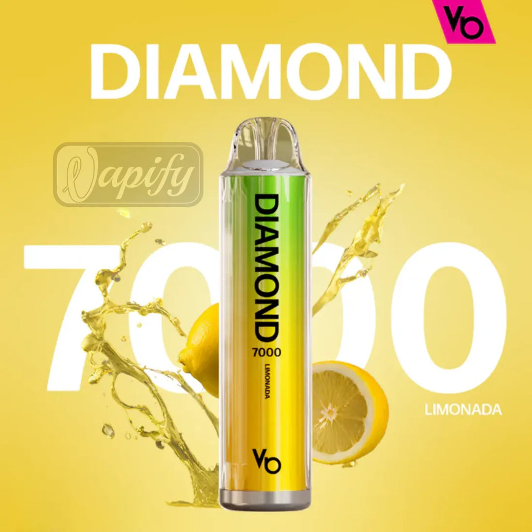 Limonada - Vapes Bars Diamond 7000 Puffs Disposable Vape 2% Nicotine in Dubai, UAE