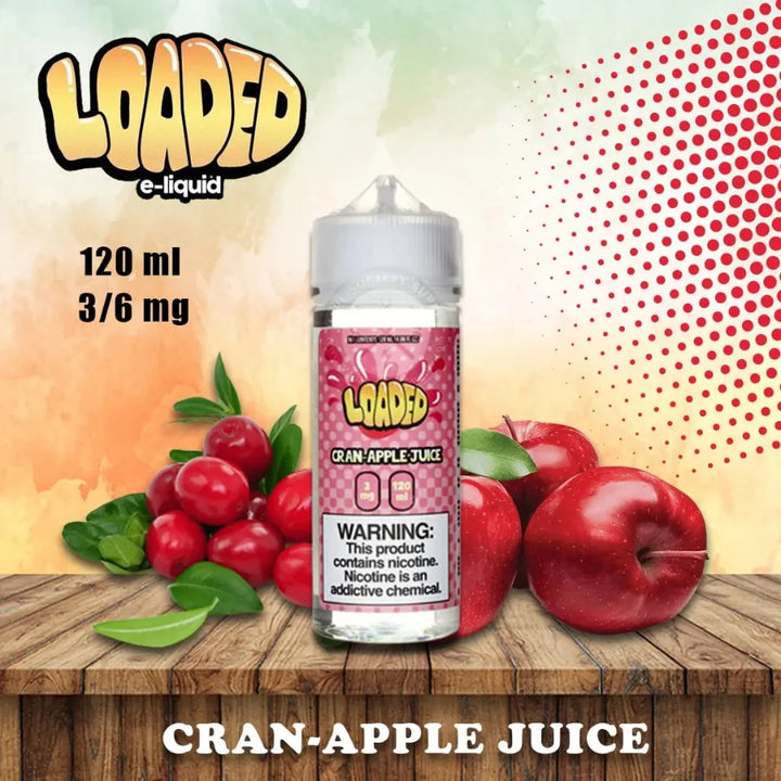 Cran Apple Juice - LOADED 120ML E-LIQUID 3MG in Dubai, UAE 