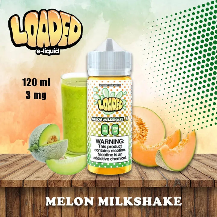 Melon Milkshake - LOADED 120ML E-LIQUID 3MG in Dubai, UAE 