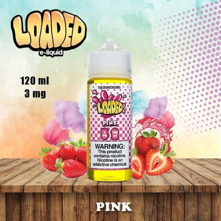 Pink - LOADED 120ML E-LIQUID 3MG in Dubai, UAE 
