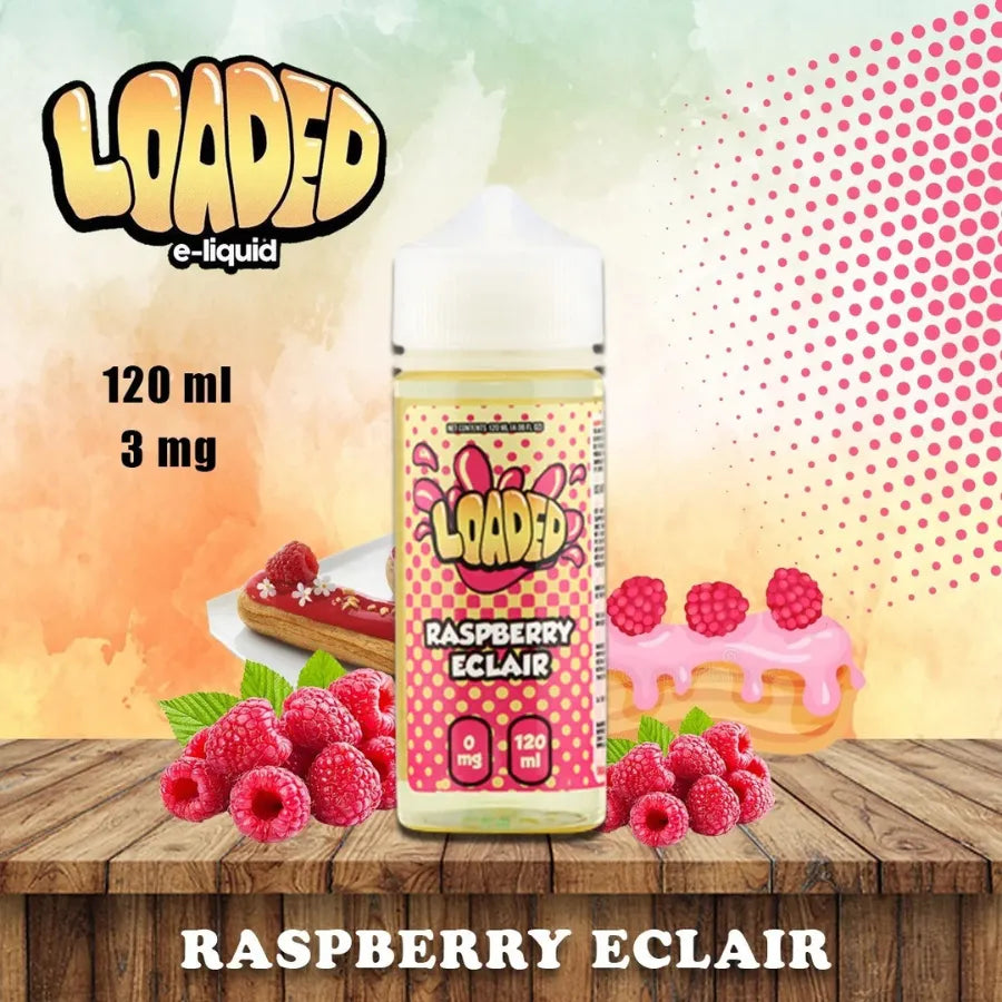 Raspberry Eclair - LOADED 120ML E-LIQUID 3MG in Dubai, UAE 