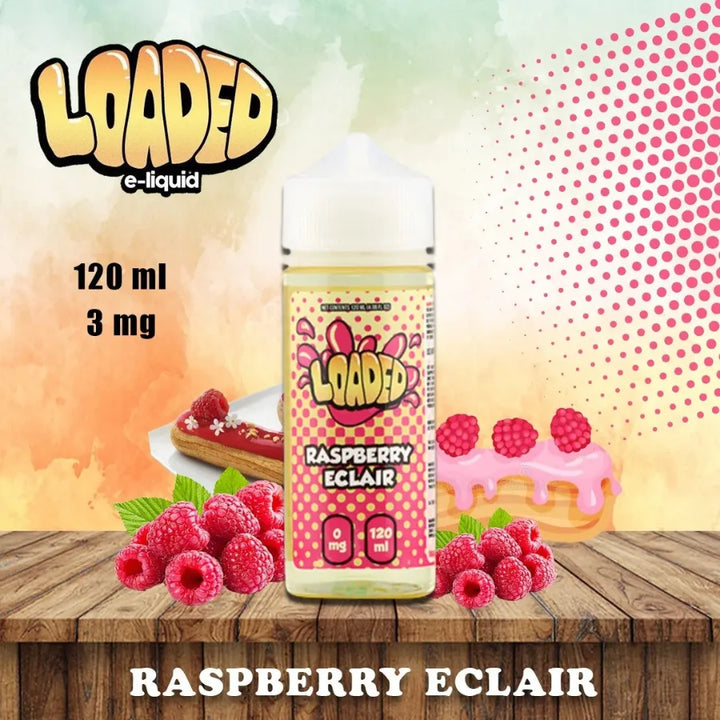 Raspberry Eclair - LOADED 120ML E-LIQUID 3MG in Dubai, UAE 