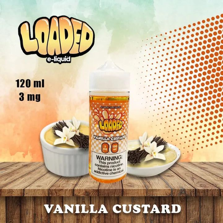 Vanilla Custard - LOADED 120ML E-LIQUID 3MG in Dubai, UAE 