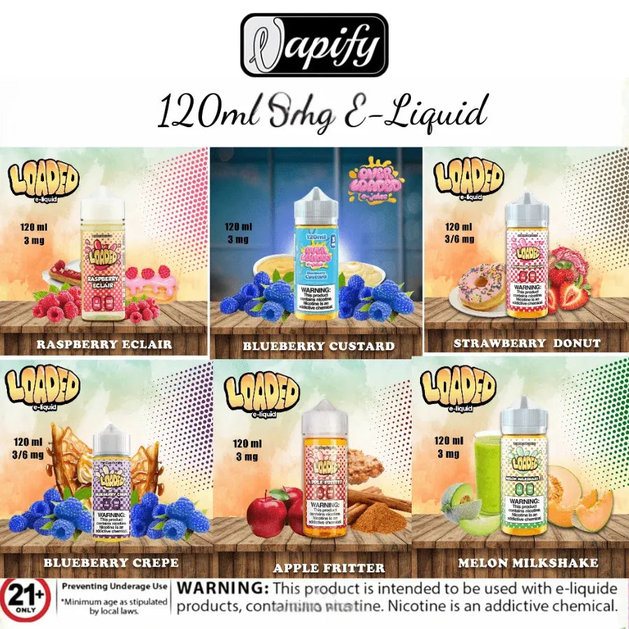 Best LOADED 120ML E-LIQUID 3MG in Dubai, UAE 