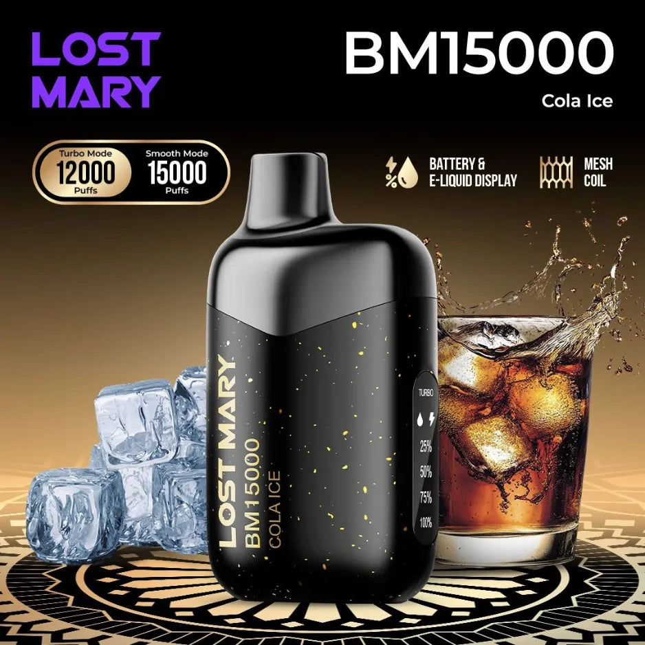 Lost Mary BM15000 Puffs Cola Ice Disposable Vape 50mg in Dubai, UAE