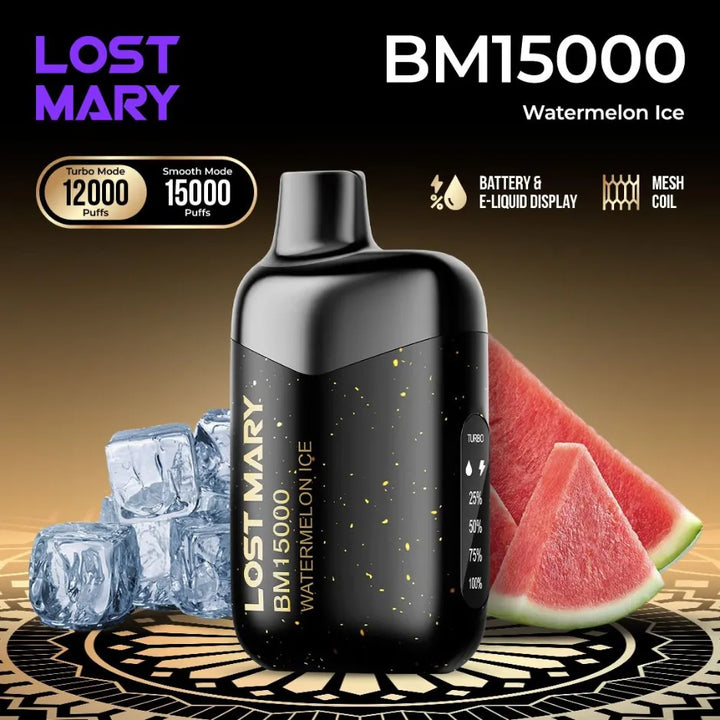 Lost Mary BM15000 Puffs Watermelon Ice Disposable Vape 50mg in Dubai, UAE