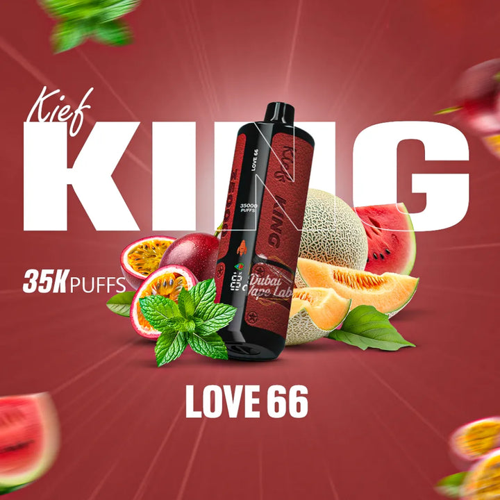 Love 66- KIEF King 35000 Puffs Disposable Vape 3mg in Dubai, UAE