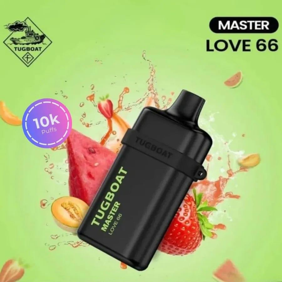 Love 66- Tugboat Master 10000 Puffs Disposable Vape 20mg in Dubai, UAE