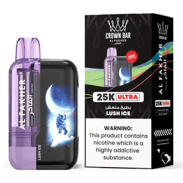 Lush Ice  - Al Fakher 25K Ultra 25000 Puffs 5mg Disposable Vape in Dubai, UAE