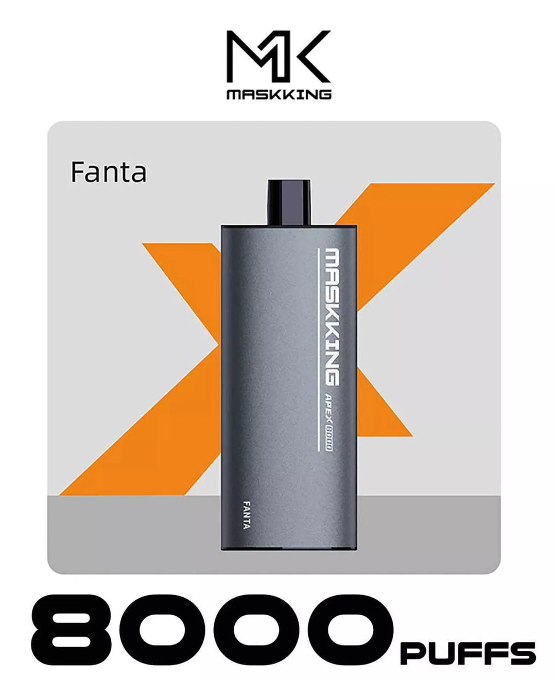 Fanta  - MASKKING Apex 8000 Puffs Disposable Vape in Dubai, UAE