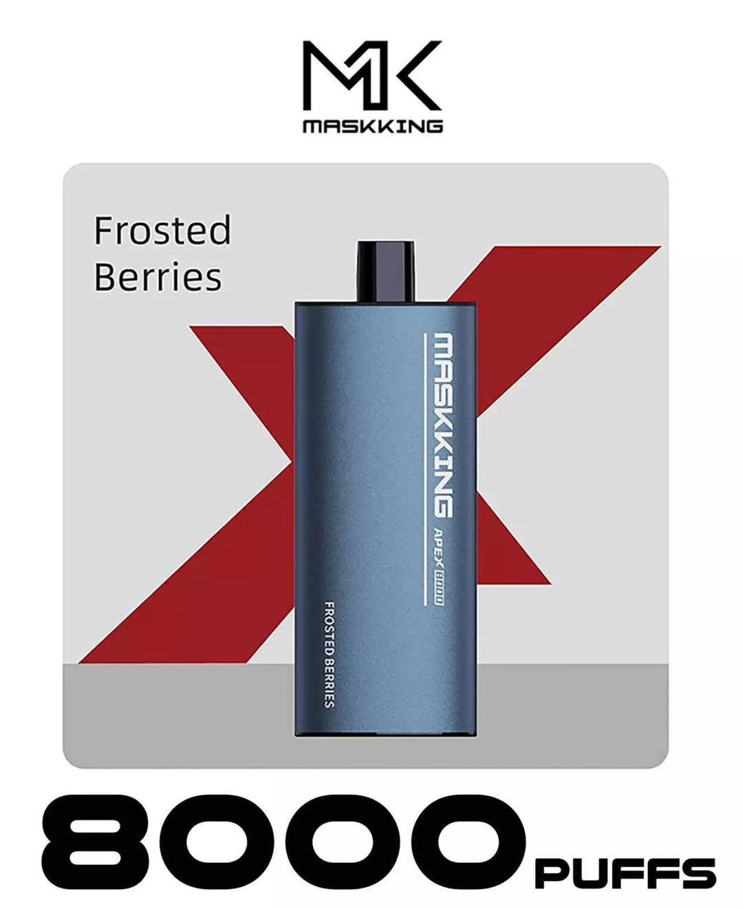 Frosted Berries  - MASKKING Apex 8000 Puffs Disposable Vape in Dubai, UAE