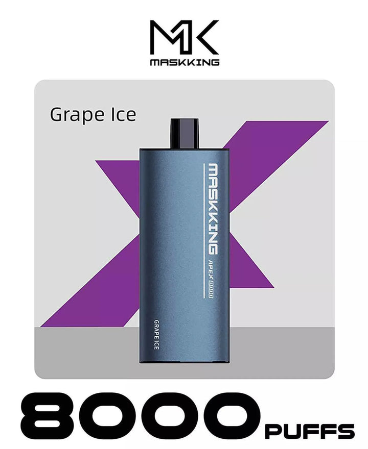 Grape ice  - MASKKING Apex 8000 Puffs Disposable Vape in Dubai, UAE