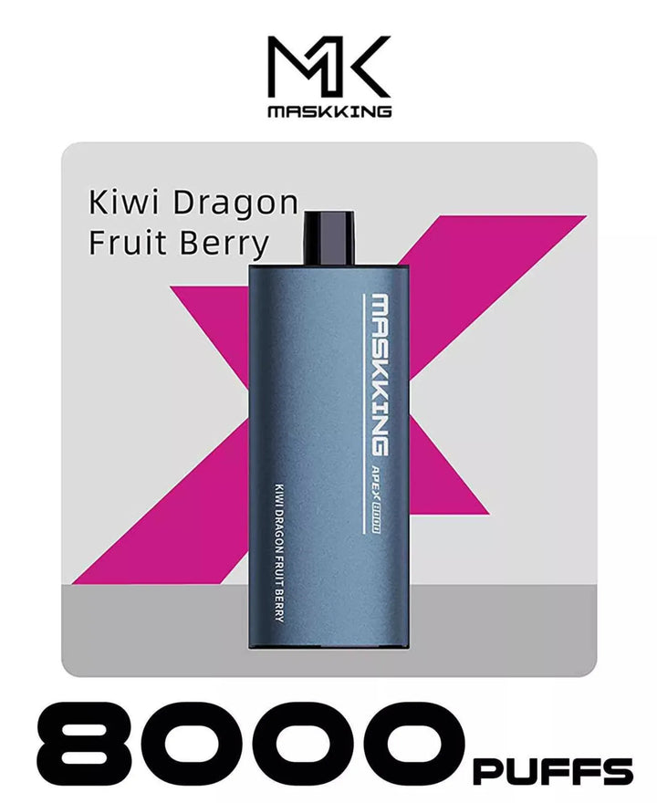 Kiwi Dragon Fruity Berry  - MASKKING Apex 8000 Puffs Disposable Vape in Dubai, UAE