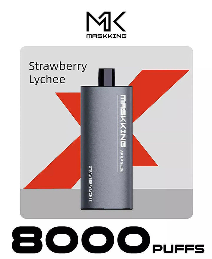 Strawberry Lychee  - MASKKING Apex 8000 Puffs Disposable Vape in Dubai, UAE