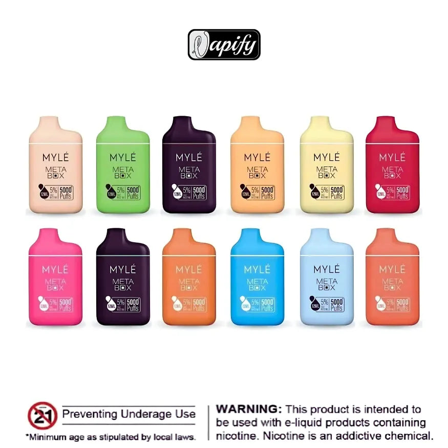 MYLE Meta Box 5000 Disposable Vape in Dubai