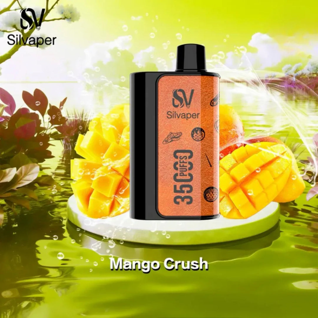 Mango Crush - Silvaper 35000 Puffs Disposable Vape 20mg in Dubai, UAE