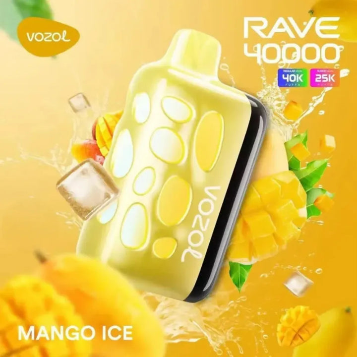 Mango Ice  - VOZOL Rave 40000 Puffs Disposable Vape 50mg in Dubai, UAE