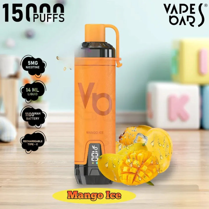 Mango Ice - Vapes Bar Ghost Shisha 15000 Puffs Disposable Vape in Dubai,  UAE