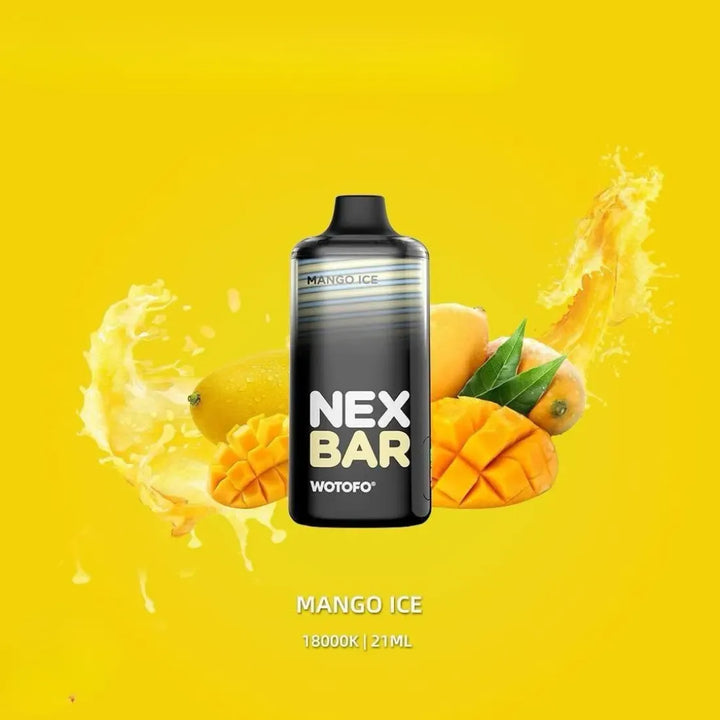 Mango Ice - Wotofo Nex Bar 18000 Puffs Disposable Vape 20mg in Dubai, UAE