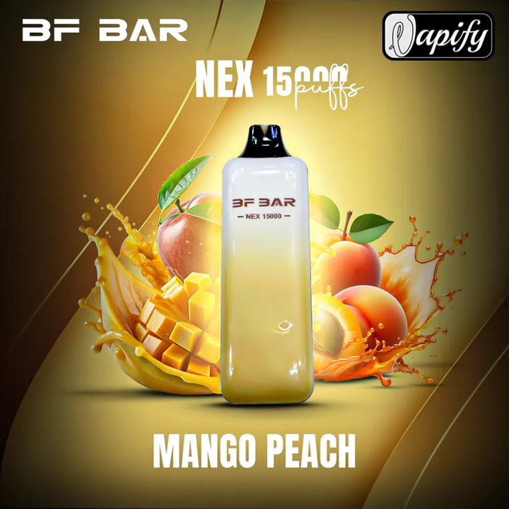 Mango Peach - BF BAR NEX 15000 Puffs Disposable Vape in Dubai, UAE