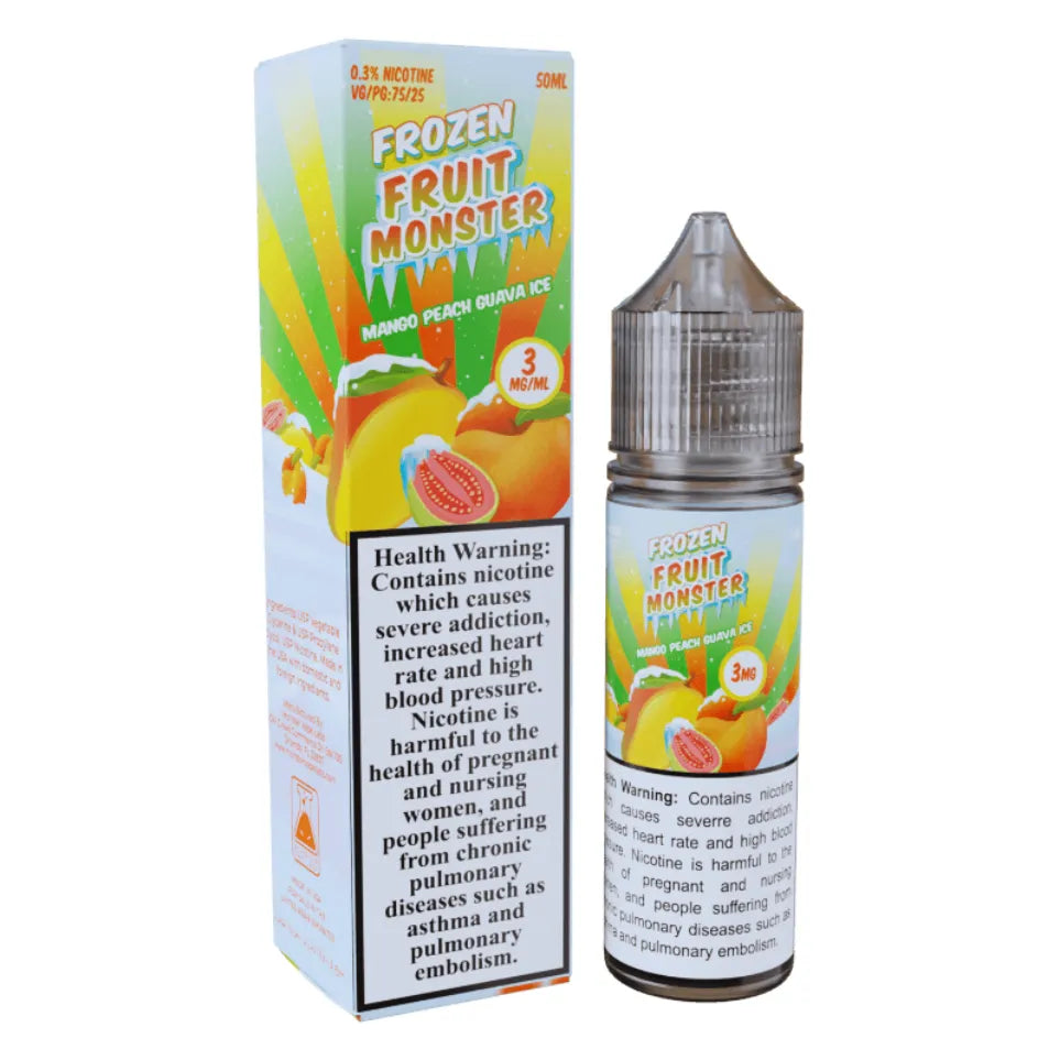 Mango Peach Guava Ice - Monster Vape Labs Frozen Fruit Monster 50ml E-liquid 3mg in Dubai, UAE