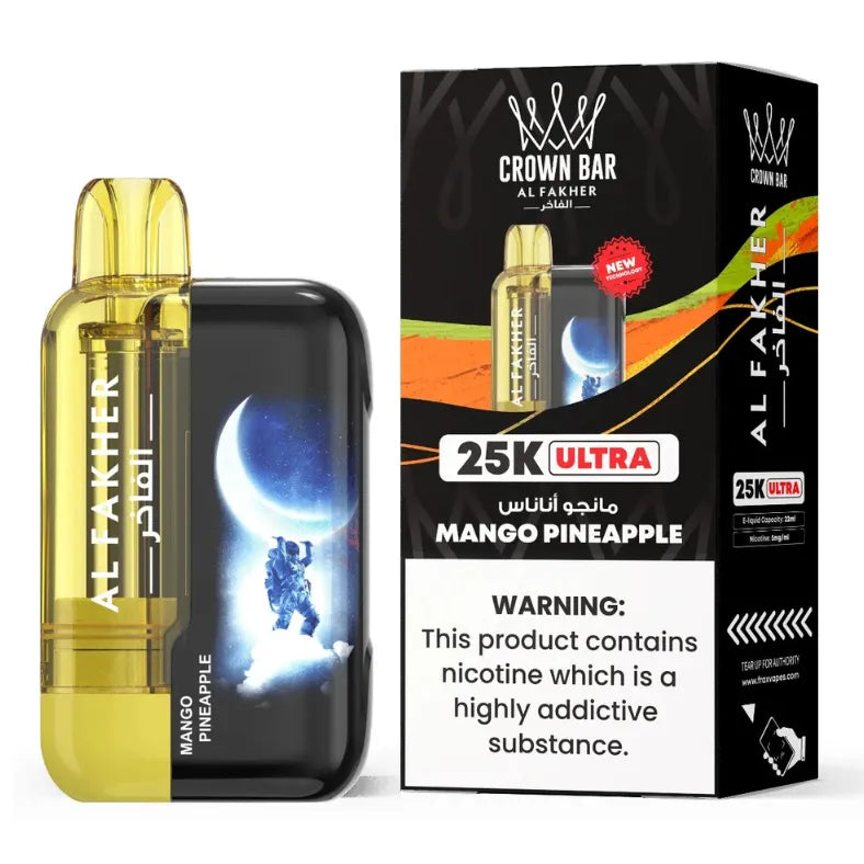 Mango Pineapple  - Al Fakher 25K Ultra 25000 Puffs 5mg Disposable Vape in Dubai, UAE