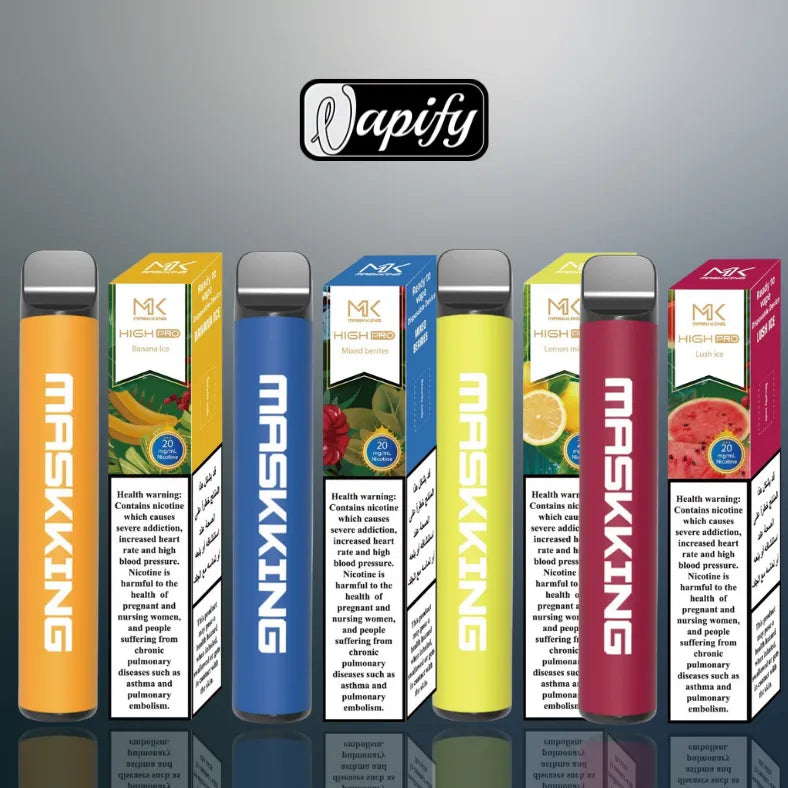 Maskking High Pro 1600 Puffs Disposable Vape in Dubai, UAE