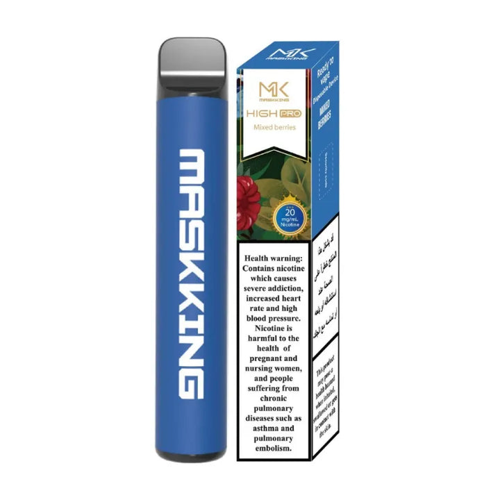 Mixed Berries  -Maskking High Pro 1600 Puffs Disposable Vape in Dubai, UAE