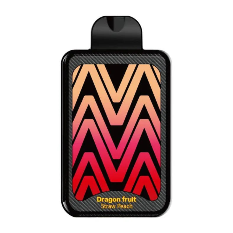 Dragon Fruit Straw Peach  - MeVape Reload 8000 Puffs Disposable Vape 20MG in Dubai, UAE