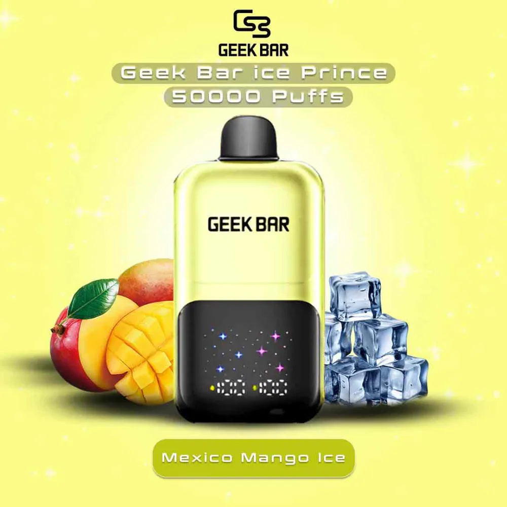 Mexico Mango Ice- Geek Bar Ice Prince 50000 Puffs Disposable Vape in Dubai, UAE