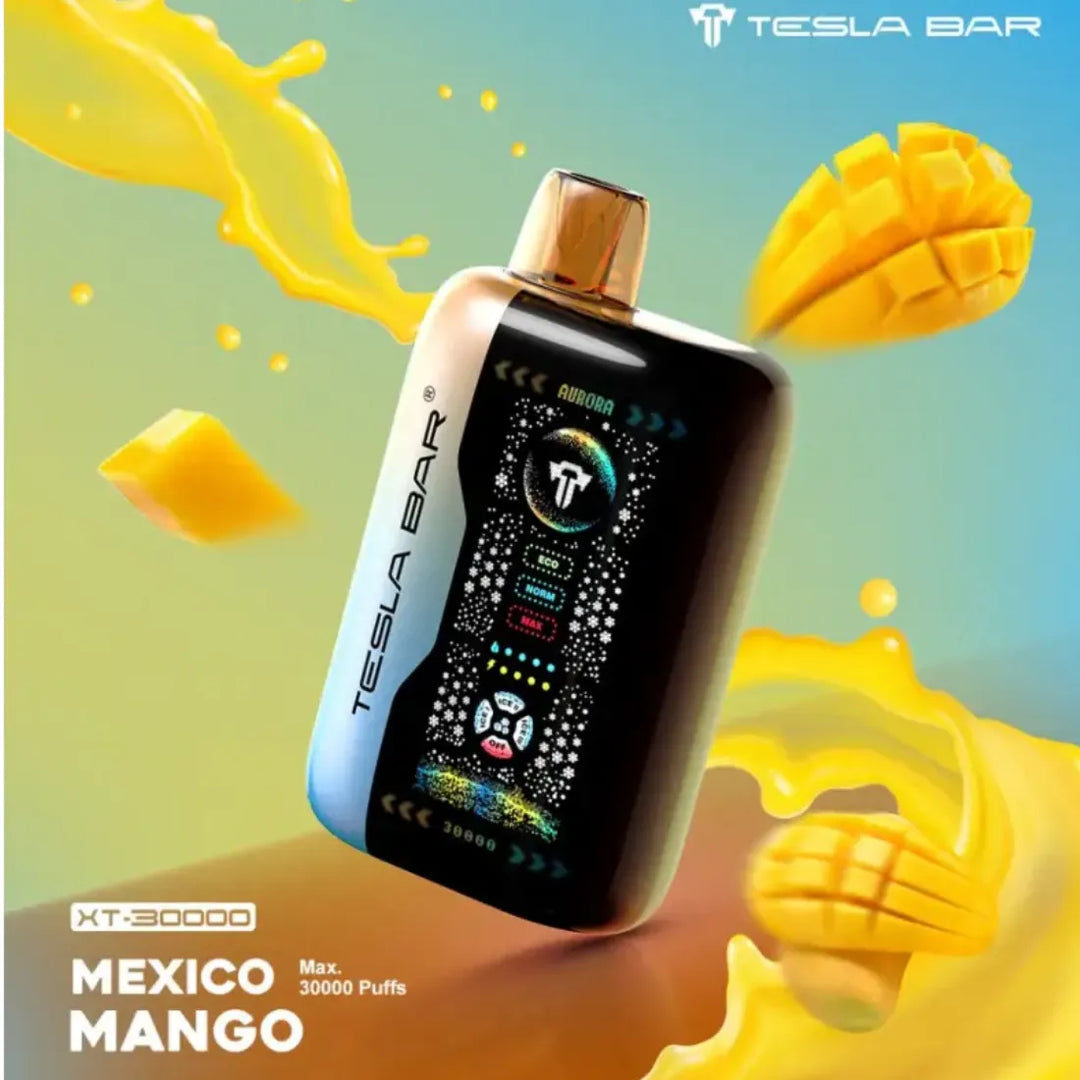 Mexico Mango  - Tesla Bar XT 30000 Puff Disposable Vape 2% Nicotine in Dubai, UAE