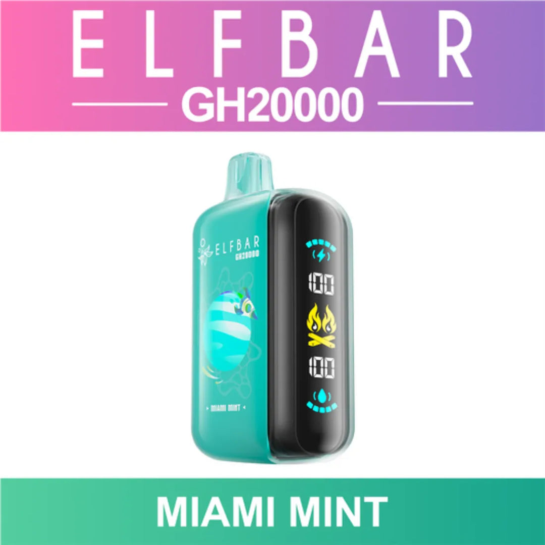 Miami Mint - Elf Bar GH20000 Puffs Disposable Vape in Dubai, UAE