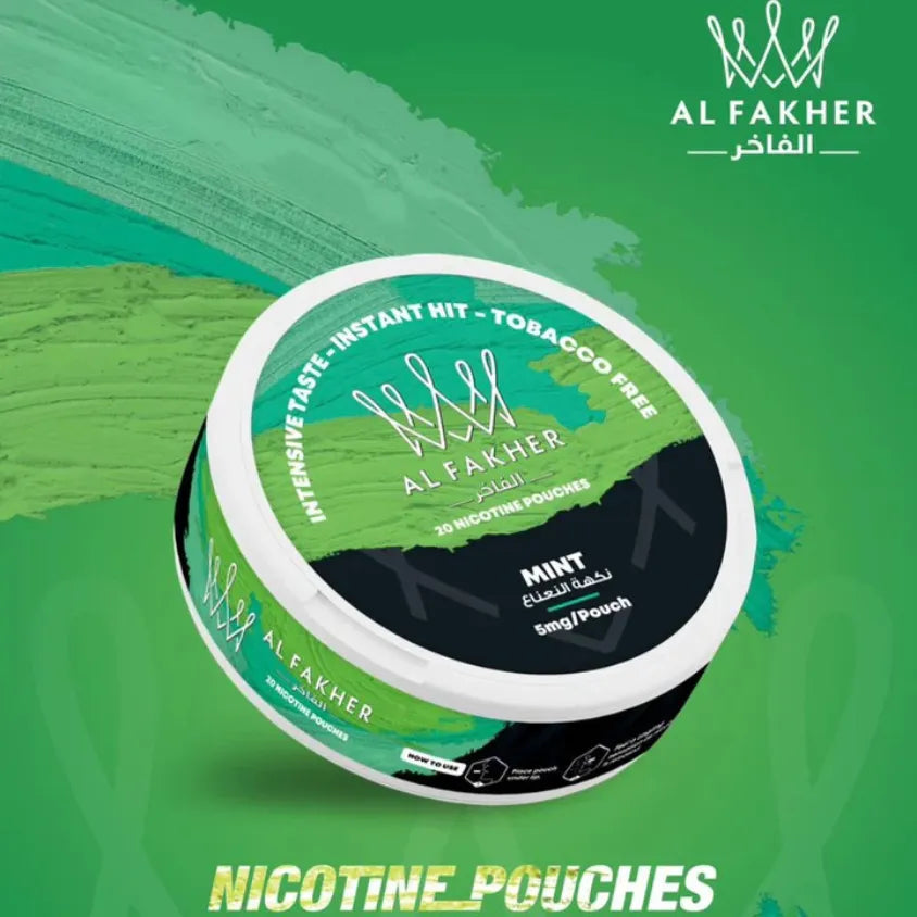 Mint  - AL Fakher Nicotine Pouches in Dubai, UAE 