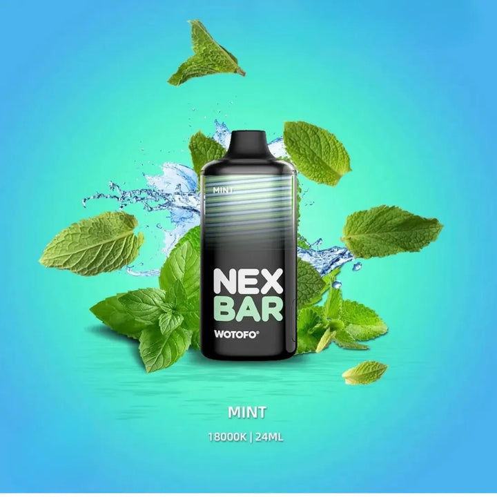 Mint - Wotofo Nex Bar 18000 Puffs Disposable Vape 20mg in Dubai, UAE