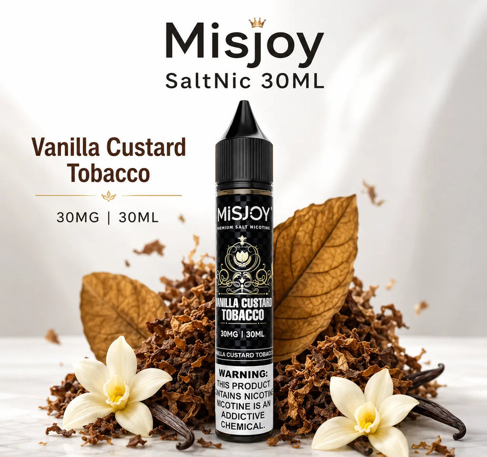 Misjoy Salt Nicotine vanilla custard tobacco 