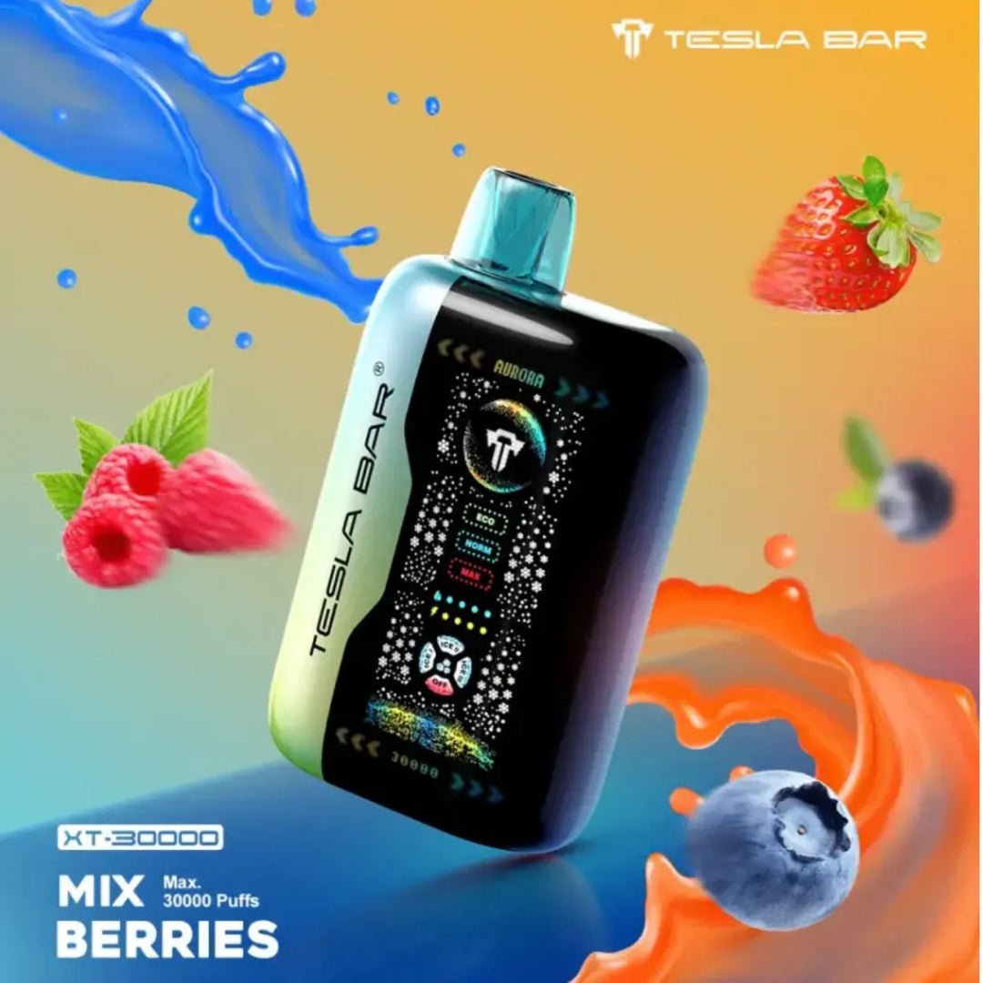 Mix Berries - Tesla Bar XT 30000 Puff Disposable Vape 2% Nicotine in Dubai, UAE
