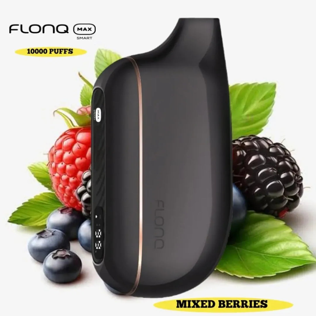 Mixed Berries  - Malaki Flonq Max Smart 10000 Puffs Disposable Vape 20mg in Dubai, UAE