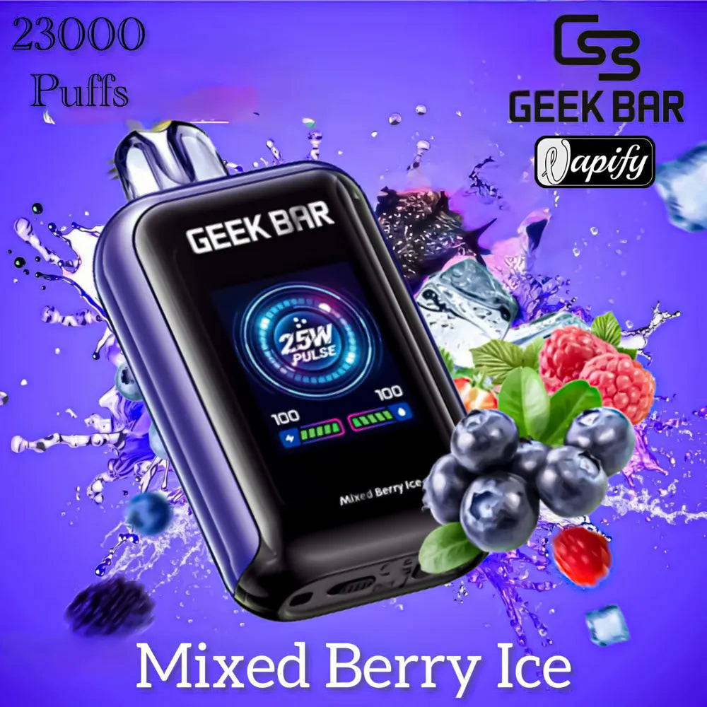 Mixed Berry Ice  - Geek Bar 23000 Puffs 50mg Disposable Vape in Dubai, UAE