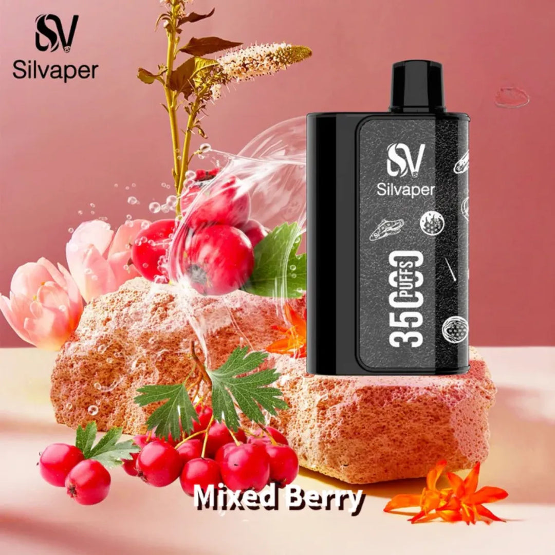 Mixed Berry - Silvaper 35000 Puffs Disposable Vape 20mg in Dubai, UAE