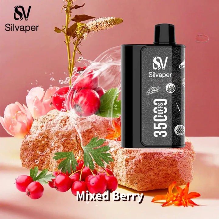 Mixed Berry - Silvaper 35000 Puffs Disposable Vape 20mg in Dubai, UAE