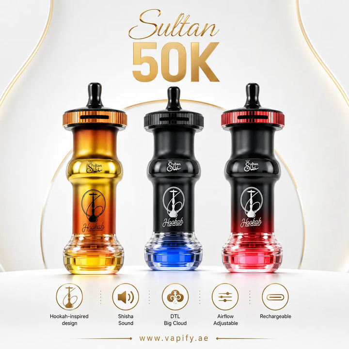 Mosmo Sultan 50k Puffs DTL E-hookah Disposable Vape Kit