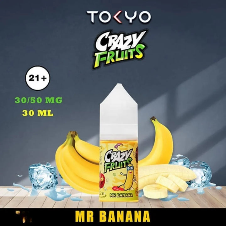 Mr Banana- Tokyo Crazy Fruits Salt Nicotine 30ml E-liquid in Dubai, UAE