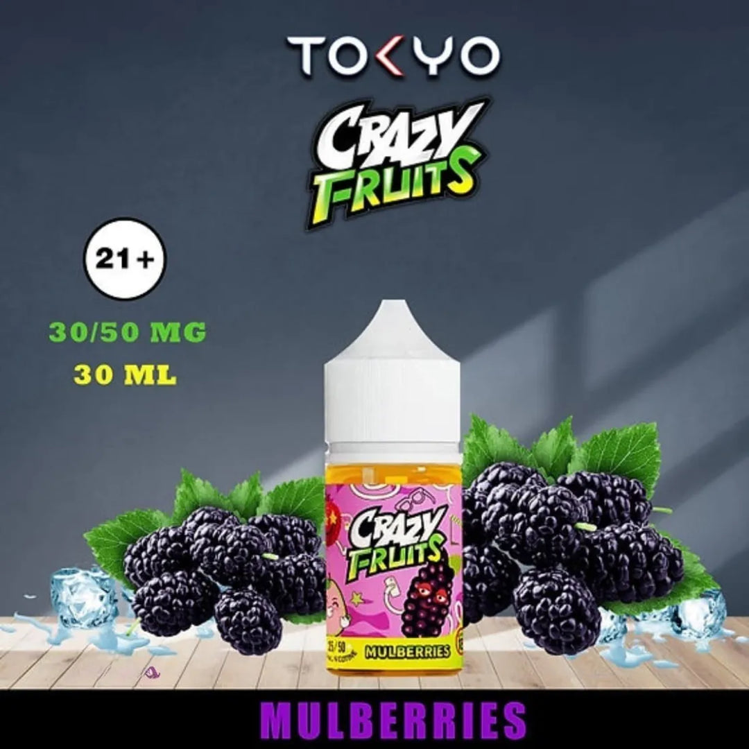 Mulberries - Tokyo Crazy Fruits Salt Nicotine 30ml E-liquid in Dubai, UAE